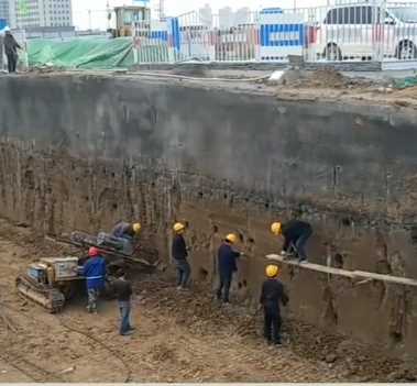 张家口下花园区土钉墙支护