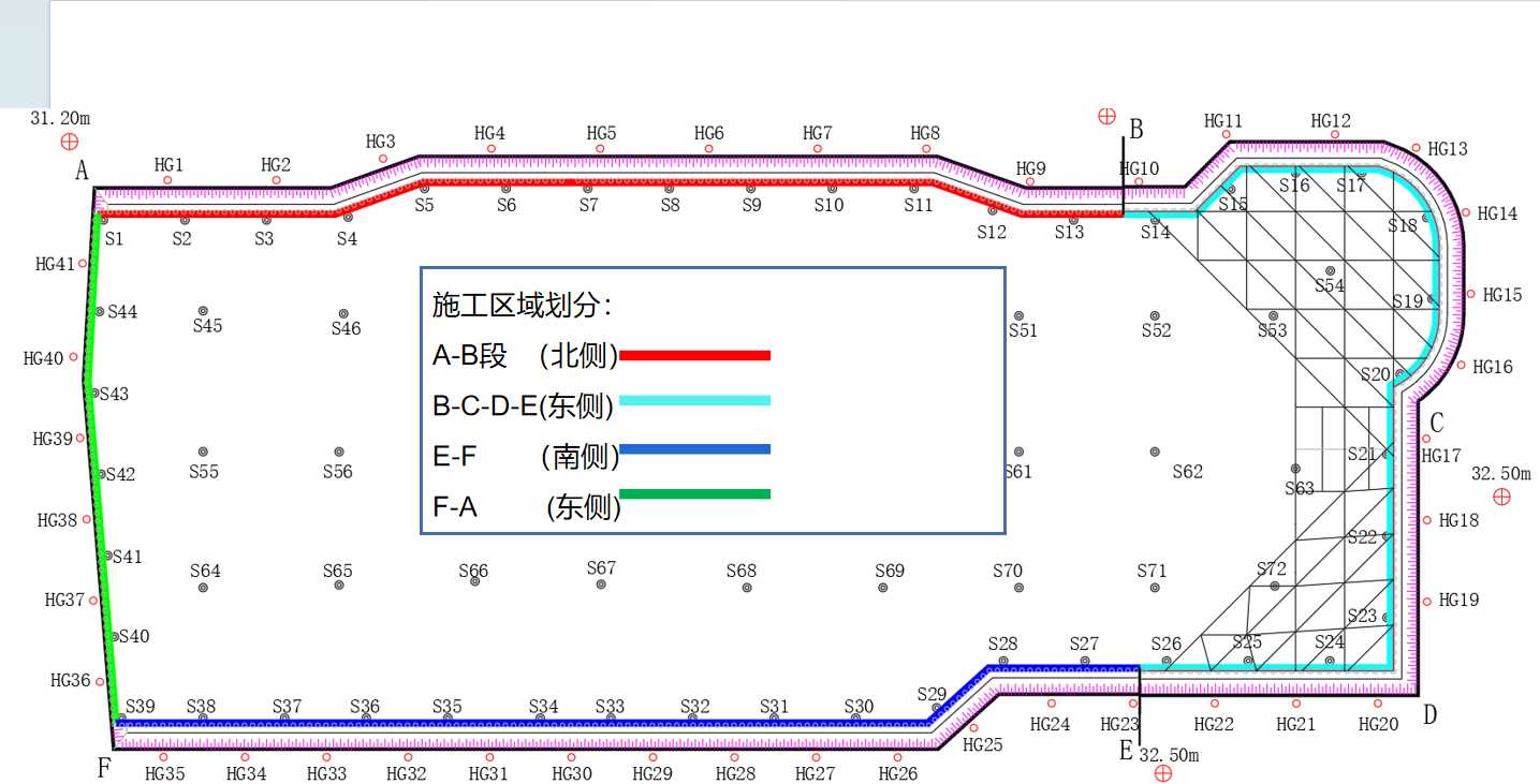 张家口下花园区基坑支护设计