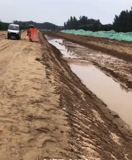 张家口下花园区河道降水